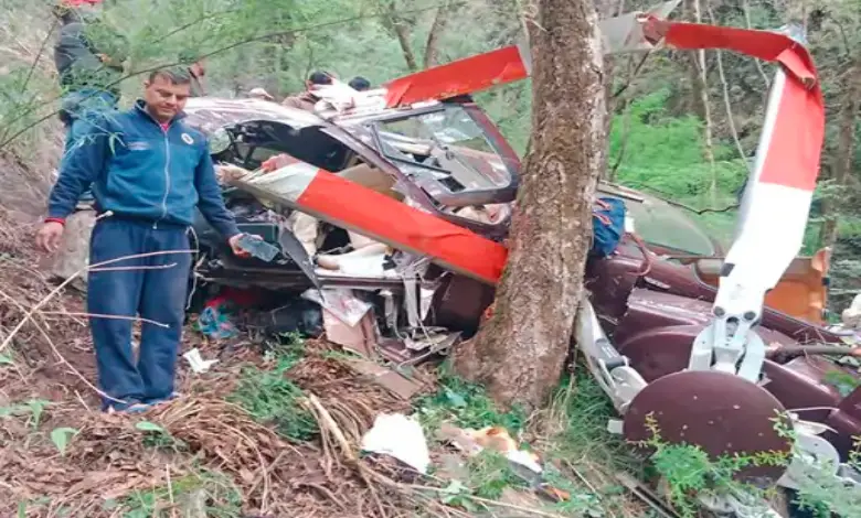Helicopter crashes near Kedarnath Dham, more than 5 feared dead