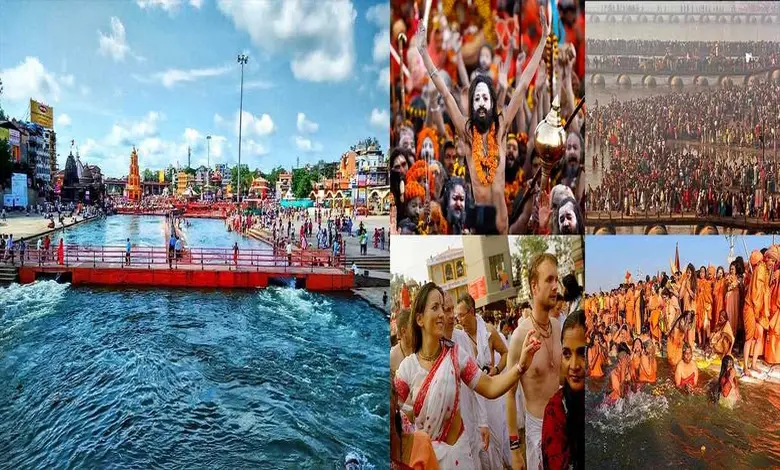 નાશિક કુંભ મેળાની તૈયારીઓ દર્શાવતો ફોટો, જેમાં રસ્તાના વિકાસ કાર્યની રૂપરેખા છે.