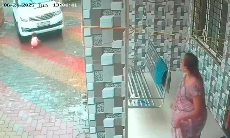 "3-Year-Old Child Survives Being Run Over by Car"