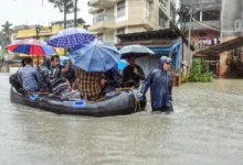 Heavy rains Northeast State Brahmaputra river crosses danger level Flood in 764 villages