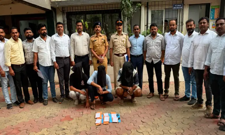 "Drug Lab Busted in Palghar, 3 Arrested with ₹22.64 Lakh MD"