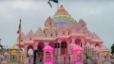 A grand folk fair of Ashadhi seeds was held at Parab Vavdi: Nishan Puja and flag hoisting by Karshandas Bapu
