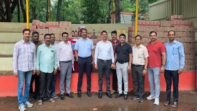 "Thane Crime Branch Busts Fake Foreign Liquor Racket"