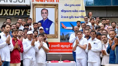 This road will be closed in Rajkot during the last rites of late former Chief Minister Vijay Rupani.