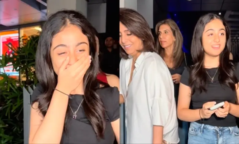 samara sahni paparazzi interaction viral