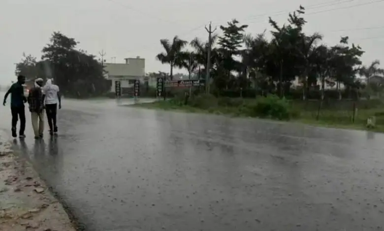 5 inches of rain fell in two hours in Sankheda, Chhota Udepud early in the morning.