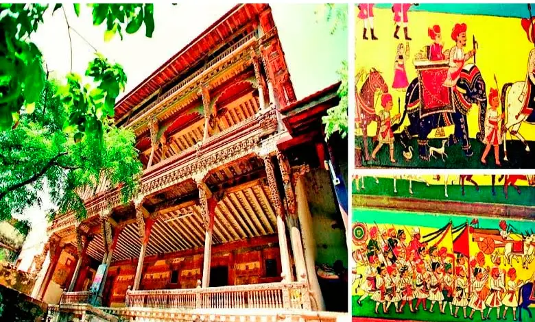 Beyond the Picture: In Shihor city...Kamangri style murals of historical battles