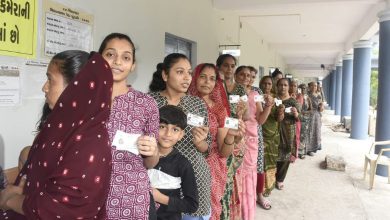 Re-voting held at 2 polling stations in Visavadar assembly by-election, queues started from 7 am