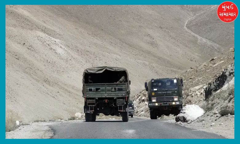 Tragedy in Ladakh: 2 soldiers including an officer martyred after stone falls on army vehicle