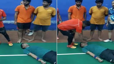 હૈદરાબાદમાં બેડમિન્ટન રમતી વખતે હાર્ટ એટેક આવતા યુવકનું મોત, જુઓ વીડિયો
