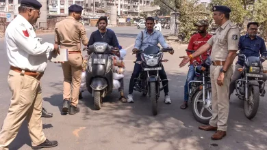 Ahmedabad Police's message to wear helmets