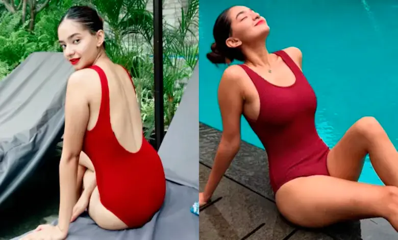 Anushka Sen steps into a bridge wearing a monokini: Fans are stunned