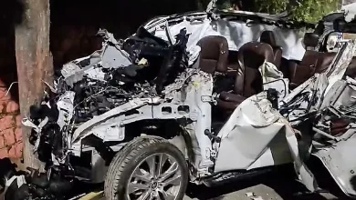 Car accident in Gondia