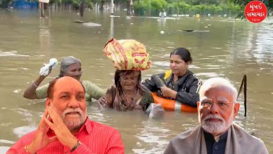 Creek floods in Surat