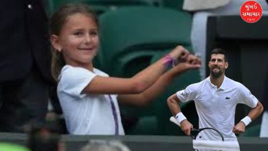 Djokovic's daughter dances
