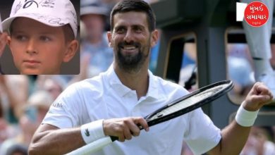 Djokovic's son gets autographs