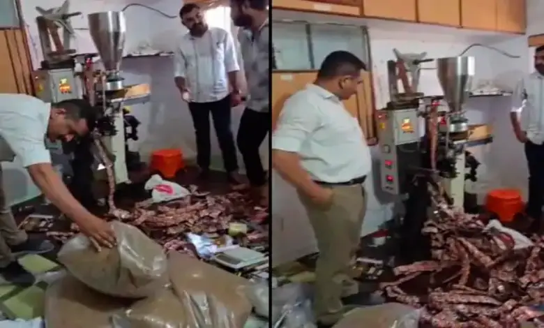 Now a fake tobacco factory has been caught in Surat, be careful!