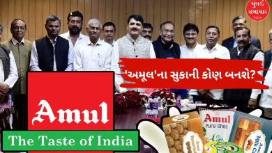 અમૂલનો લોગો, દૂધનું પ્રતીક અને જીસીએમએમએફની ચૂંટણીનું વાતાવરણ.