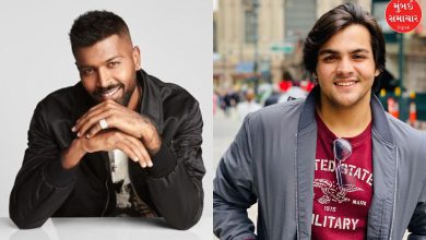 હાર્દિક પંડ્યા અને આશિષ ચંચલાનીના ફોટાનો કોલાજ