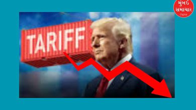 Impact of Trump's tariffs on Indian stock market! Sensex slides 100 points, Nifty also crashes
