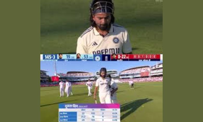 India 145 for three, still 242 runs behind England