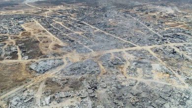 Israeli air strike reduces Gaza's historic city to ashes: 700-year-old buildings demolished in Beit Hanoun