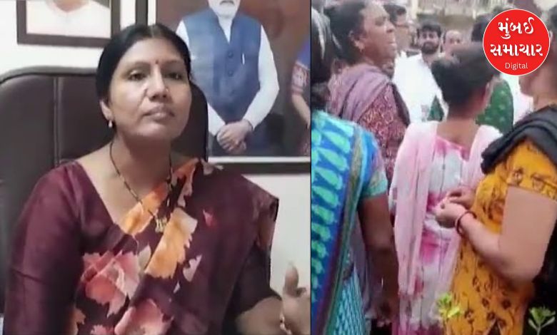 Locals surround MLA over road drainage problem in Asarwa, Ahmedabad