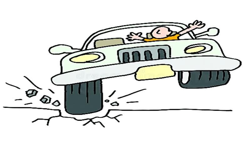 Mood Fun: The potholes are the truth... The road is a delusion: From the snot of the cheek to the snot of corruption!
