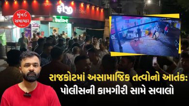 રાજકોટમાં મધરાતે 15થી વધુ લુખ્ખા તત્વોએ મચાવ્યો આતંક, પોલીસની કામગીરી પર ઉઠ્યા સવાલ