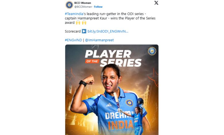 New female pacer leads India to ODI series win with this world record