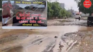રસ્તા મુદ્દે રાજકોટમાં રાજકીય ગરમાવો: 'ખાડારાજ'થી ત્રસ્ત ભાજપના નેતા પણ ઉપવાસ પર ઉતર્યા!