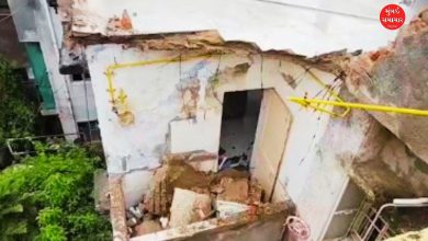 ઘાટલોડીયામાં ગાયત્રી એપાર્ટમેન્ટનો સ્લેબ તૂટ્યો, એક મહિલા ઈજાગ્રસ્ત