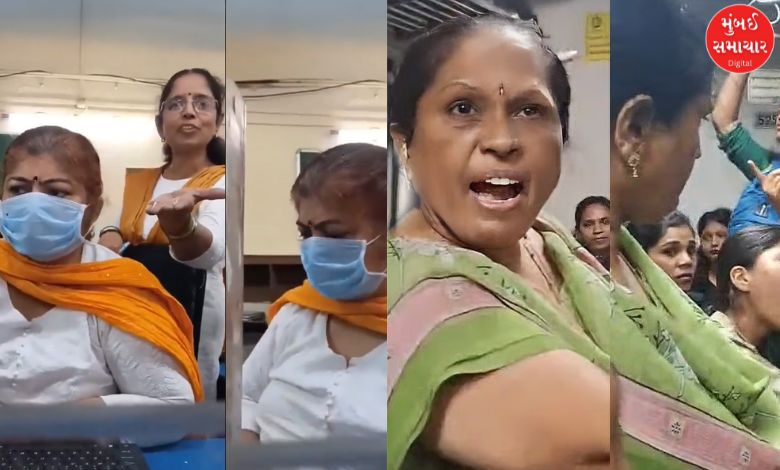 'Speak Marathi or leave...' Language dispute reaches local train; women fight