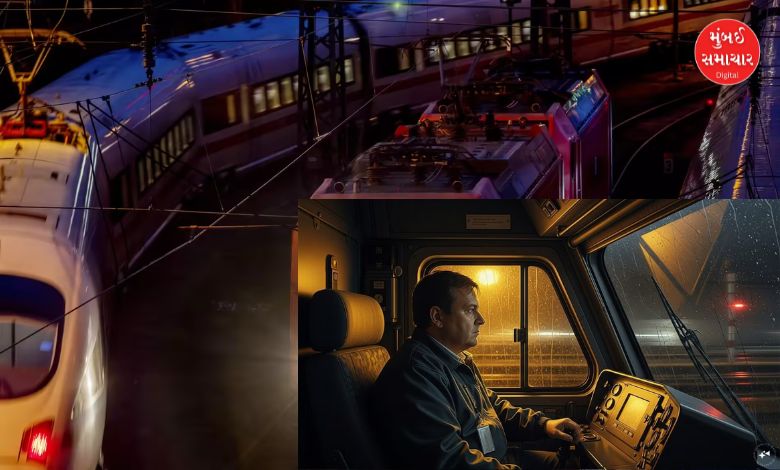 What do Indian railway drivers do at night