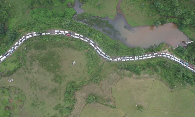 Chikhaldara Monsoon Rush Causes 10km Traffic Jam