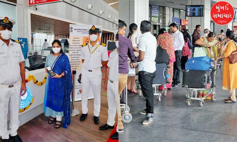 Mumbai passenger caught at Ahmedabad airport with mobile phone, watch and saffron hidden in cargo pants