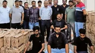 કચ્છઃ માંડવીના તલવાણા ગામમાંથી વિક્રમી ૧.૫૪ કરોડનો શરાબનો જથ્થો પકડાયો