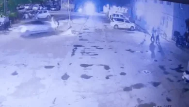 Car ran over three people with intent to kill in Amreli? Incident captured on CCTV