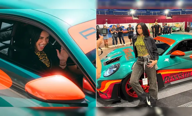 દુઆ લિપા પોતાની પોર્શે 911 GT3 RS કાર સાથે