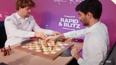 Gukesh Stuns Magnus Carlsen in Chess Tournament