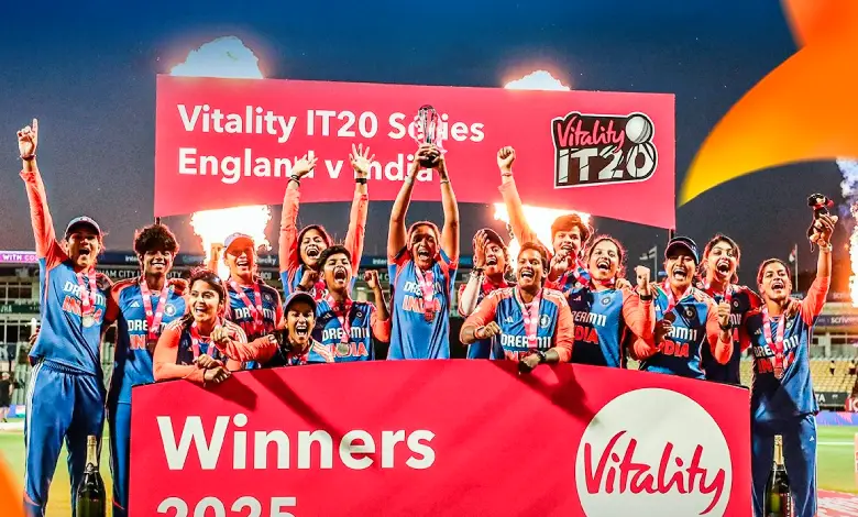 Indian women win T20 series 3-2 in England