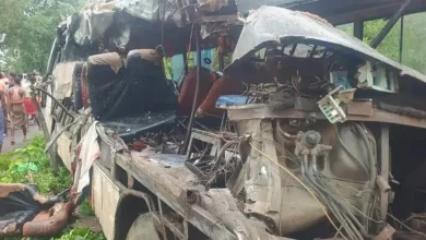 Fatal accident in Jharkhand: Bus carrying Kavad passengers collides with truck, 18 killed