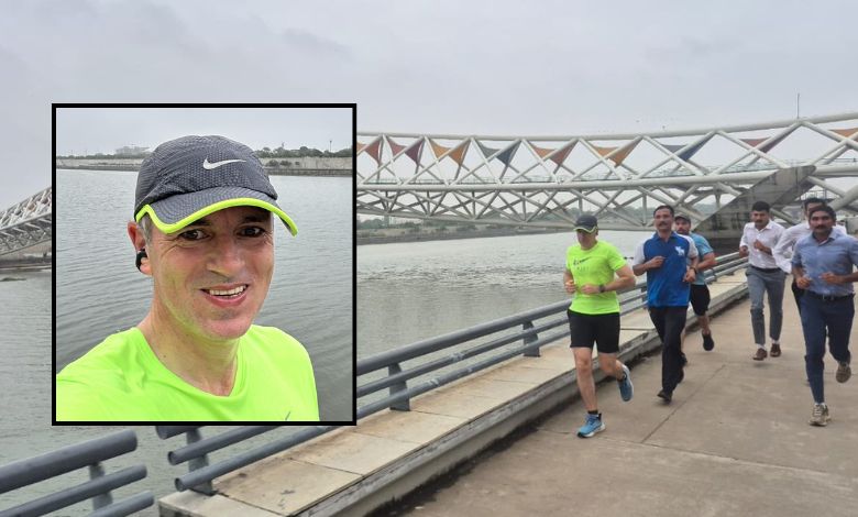 Omar Abdullah runs on Ahmedabad's Sabarmati Riverfront: Calls for promotion of tourism industry