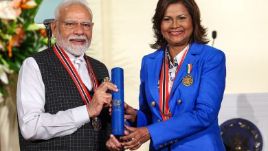 Prime Minister Narendra Modi receives Trinidad and Tobago's highest civilian honour