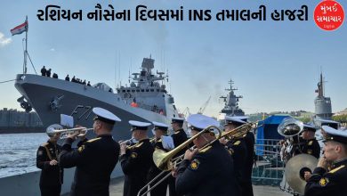 India defies US, NATO threat? Indian warship INS Tamal arrives to participate in Russian Navy Day
