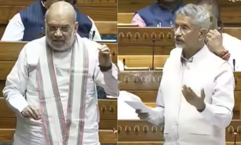 Opposition uproar over S. Jaishankar's reply: Amit Shah takes a swipe at the opposition and tells them to trust another country