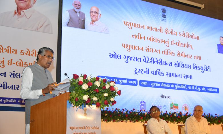 Gujarat excels in animal husbandry sector: ranks fourth in the country with 183 metric tons of milk production