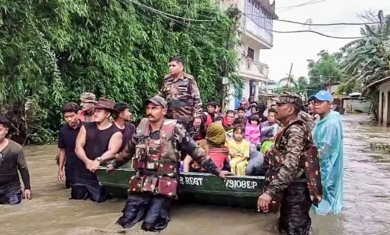 Flood relief in Northeast: Indian Army's humanitarian operation, over 3800 rescued