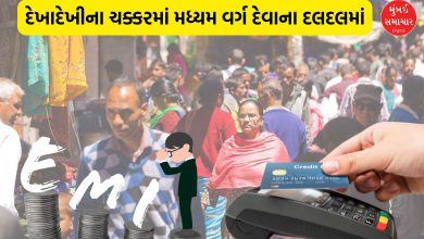 Middle class torn between needs and dreams: Trapped in the trap of credit cards and EMIs.