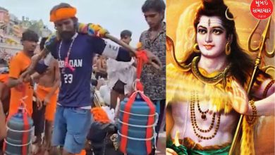 India Holy month of Shravan begins today crowds of Kavadis gather in Haridwar